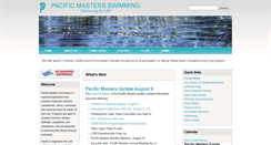 Desktop Screenshot of pacificmasters.org