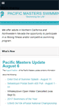 Mobile Screenshot of pacificmasters.org